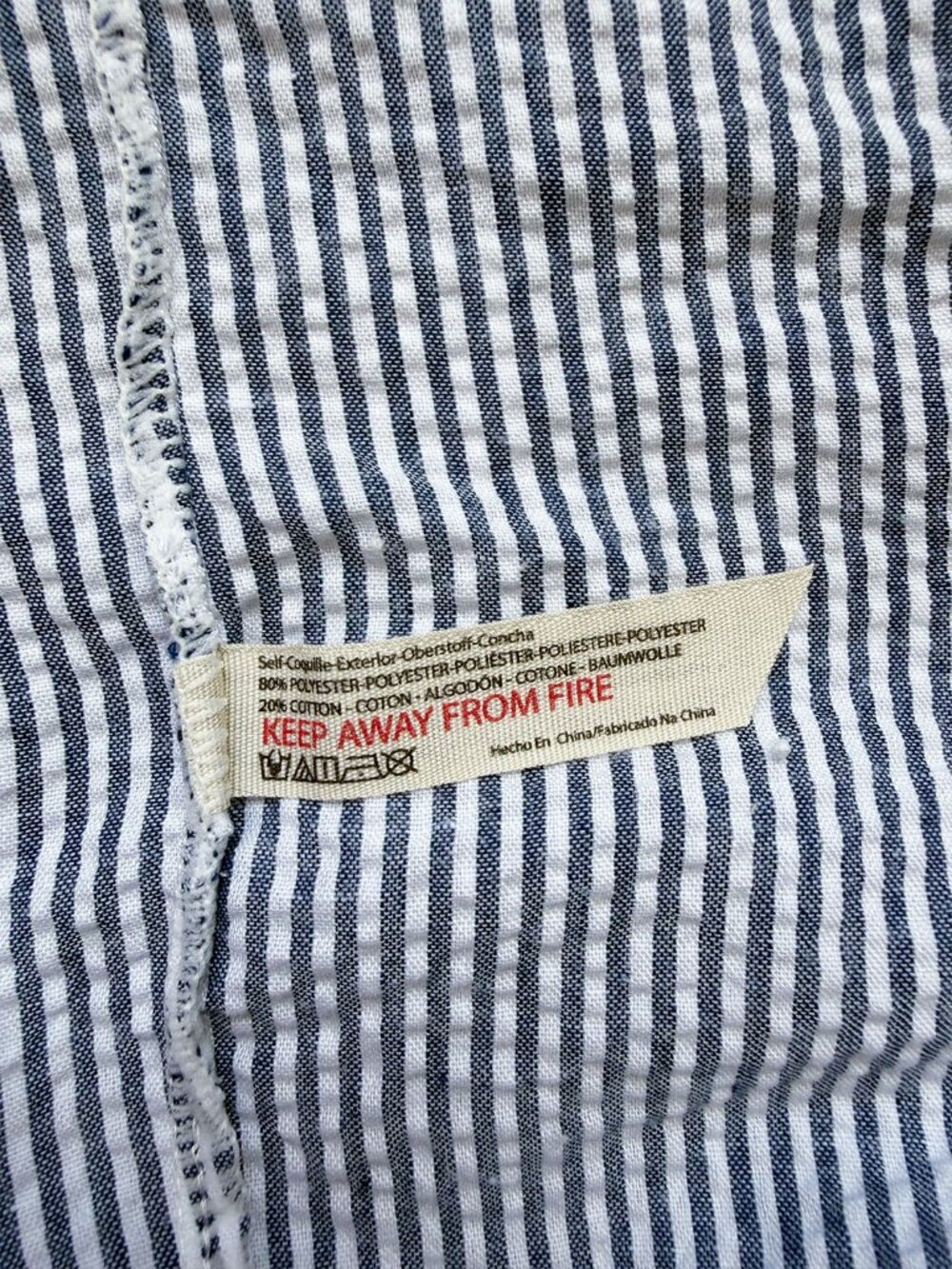 π©΅ Free People Blue Seersucker Boxer Shorts / Size XS - Picture 5 of 5